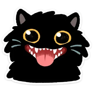 🐱 БОЛЬШЕ ⇨ @CLOOBHUB, стикер Telegram 22 из 36
