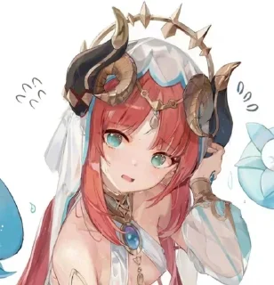 🥲 Nilou supremacy, Telegram sticker 7 of 41