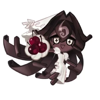 🌟 Black Forest Cookie, sticker Telegram 10 sur 28