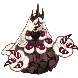 🫥 Black Forest Cookie, sticker Telegram 20 sur 28