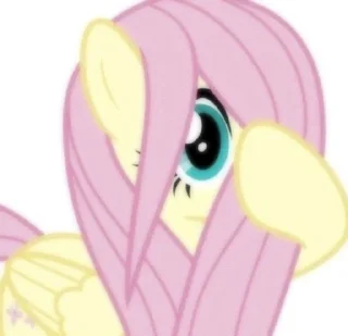 😳 fluttershy by @dnevnikaykusa, Telegram sticker 17 of 23