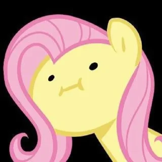 😑 fluttershy by @dnevnikaykusa, Telegram sticker 23 of 23