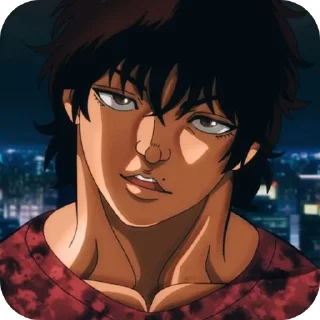 🗣 Baki Hanma ➩ @Earth928B, стикер Telegram 24 из 50