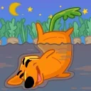 😴 Морковчик @FOXDIZIGNERLIFE, Telegram sticker 19 of 25