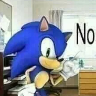🙅‍♂ Sonic the hedgehog, sticker Telegram 24 sur 120