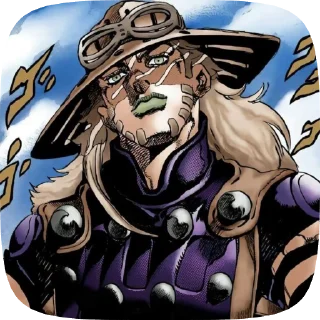 🌟 Gyro Zeppeli / Джайро Цеппели, стикер Telegram 15 из 30