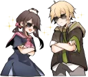 😎 Brother and Sister Special :: @line_stickers, Telegram sticker 19 of 40