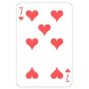 7⃣ @TVstickers Playing Cards, Telegram sticker 7 of 39