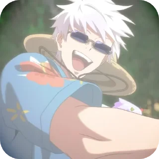 😎 Годжо Фатору | @ochako_chan, стікер Telegram 13 з 40