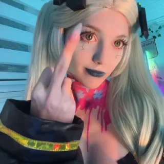 🖕 Rebecca by Astasiadream, Telegram sticker 7 of 15