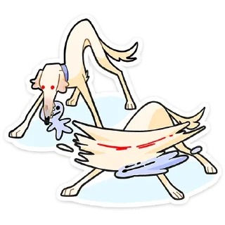 😠 Белый | @vkspoilertg, sticker Telegram 15 sur 48