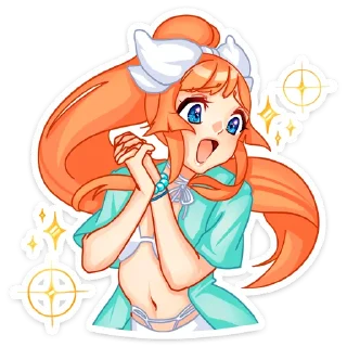 😍 Мей на каникулах :: @stickroom, sticker Telegram 7 sur 48