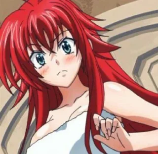 💞 Rias gremory ❤, Telegram sticker 12 of 70