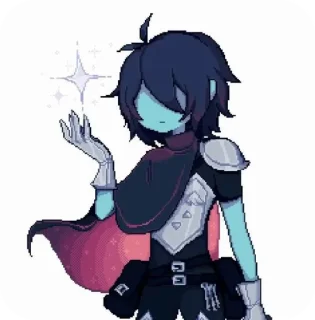 🌟 ❤️Kris❤️ @UndertaleDeltaruneStickersArts, стикер Telegram 7 из 45