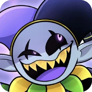 🤡 Jevil V2 @UndertaleDeltaruneStickersArts, Telegram sticker 7 of 44