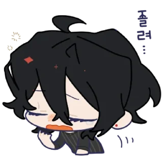 😴 enstars kr stickers, стикер Telegram 1 из 27