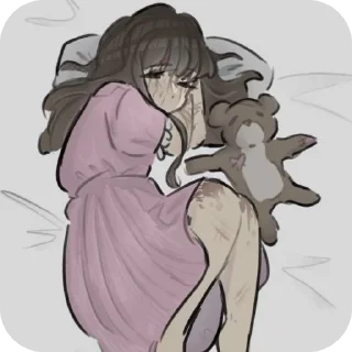 👄 крипипаста @stickers_oma, Telegram sticker 24 of 111