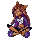 🤔 Monster High @yamstickers, стикер Telegram 19 из 33