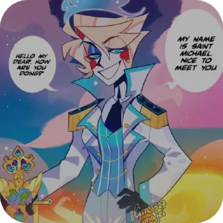 😁 ˏˋ°•*⁀➷ Archangel Gabrielೃ࿔₊• - (@Fan_Gabriel) @Tg, Telegram sticker 16 of 120