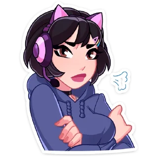 😒 Анечка (@TgSticker), Telegram sticker 23 of 40