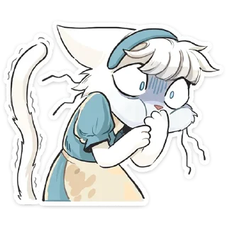🐱 Кошечка Мия • @TgSticker, Telegram sticker 20 of 49