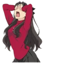 😱 Fate Stay Night, стикер Telegram 21 из 34