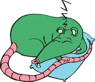 😴 КРЫС ПЫХ by @pp3gnezda, Telegram sticker 13 of 16