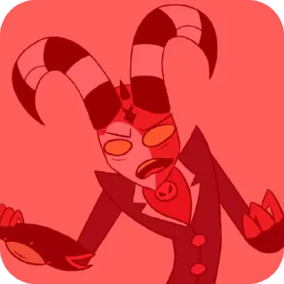 🔥 Hazbin Hotel Fan, sticker Telegram 16 sur 18