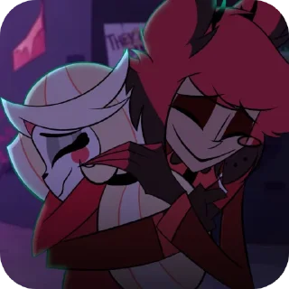 ❤ Hazbin Hotel Fan, sticker Telegram 9 sur 18