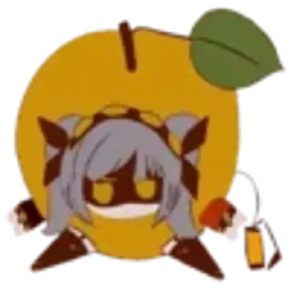 🍊 Uzi @TgEmojiBot, Telegram sticker 24 of 76