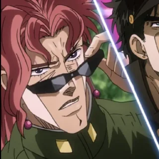 🫢 🍒-noriaki kakyoin-🍒, Telegram sticker 6 of 26