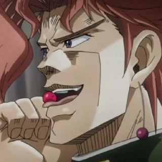 😋 🍒-noriaki kakyoin-🍒, Telegram sticker 24 of 26