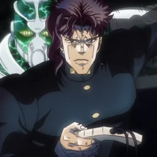 😑 🍒-noriaki kakyoin-🍒, Telegram sticker 7 of 26