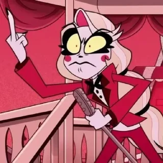 🌟 Больше стиков ➡️ @HazbinHotelStickers, стикер Telegram 22 из 45