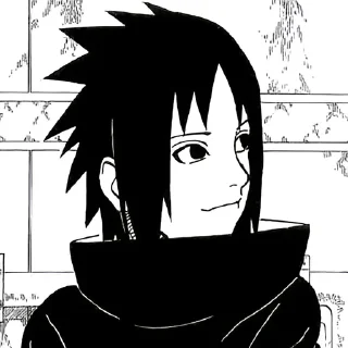 🕳️ Sasuke Uchiha ≈ @wujsed, стикер Telegram 7 из 84