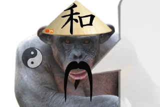 🇨🇳 Обезьяна легенда, sticker Telegram 8 sur 13