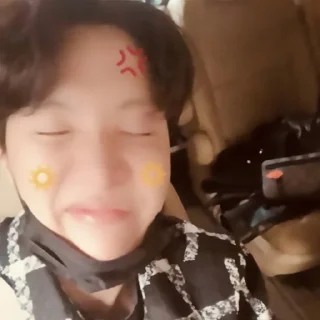 📻 ((📻) – ’’✷ hoseok ! @n1miraclestick, Telegram sticker 1 of 40