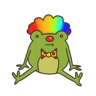 🤡 Лягуш @belkabebelka, стикер Telegram 6 из 50