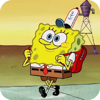 📖 губка боб, sticker Telegram 18 sur 100