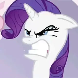 🤬 Rarity | @MLP_AnimatedStickers, Telegram sticker 20 of 46