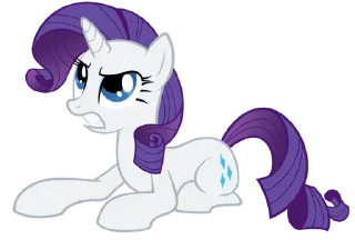 👑 Rarity, sticker Telegram 20 sur 54