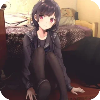 😊 Anime IRL • @Earth928B, стікер Telegram 6 з 50