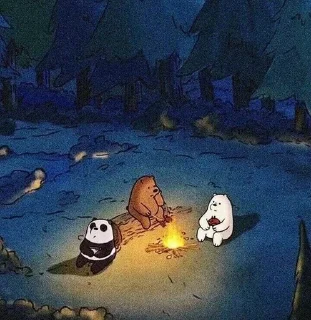 🏞 We Bare Bears, sticker Telegram 21 sur 115