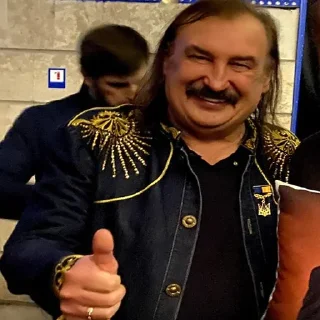 👍 ❤️🖤 💙💛 Гіга 💙💛❤️🖤, Telegram sticker 18 of 64
