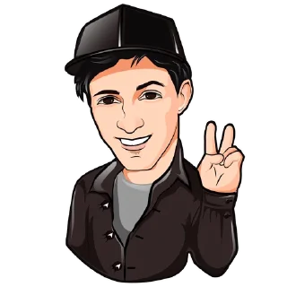 ✌️ Pavel Durov, Telegram sticker 18 of 20