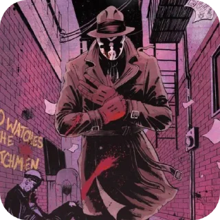 😡 Rorschach • @Earth928B, стікер Telegram 11 з 40