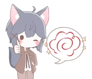 👍 ↬ @wexsavi - ૮꒰ྀི ´∩∩ ꒱ྀིა 🤍, sticker Telegram 11 sur 40