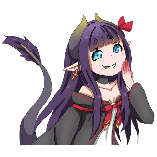🙂 Дракоша Мина @nyasticks, Telegram sticker 13 of 41