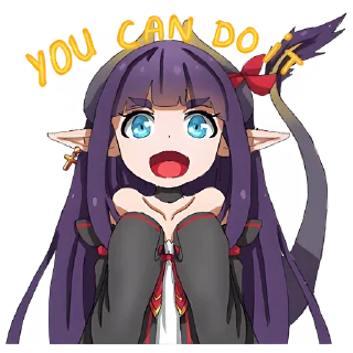 😍 Дракоша Мина @nyasticks, Telegram sticker 15 of 41