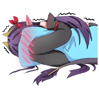 😱 Дракоша Мина @nyasticks, Telegram sticker 19 of 41